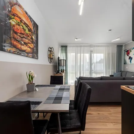 Appartamento Design Luxus, Vollausstattung, Neubau, 30min Hbf Leipzig 8, Naehe Flughafen, Bmw, Dhl, Amazon Schkeuditz